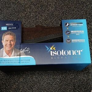 Isotoner Signature Men's Brown Slippers XXL